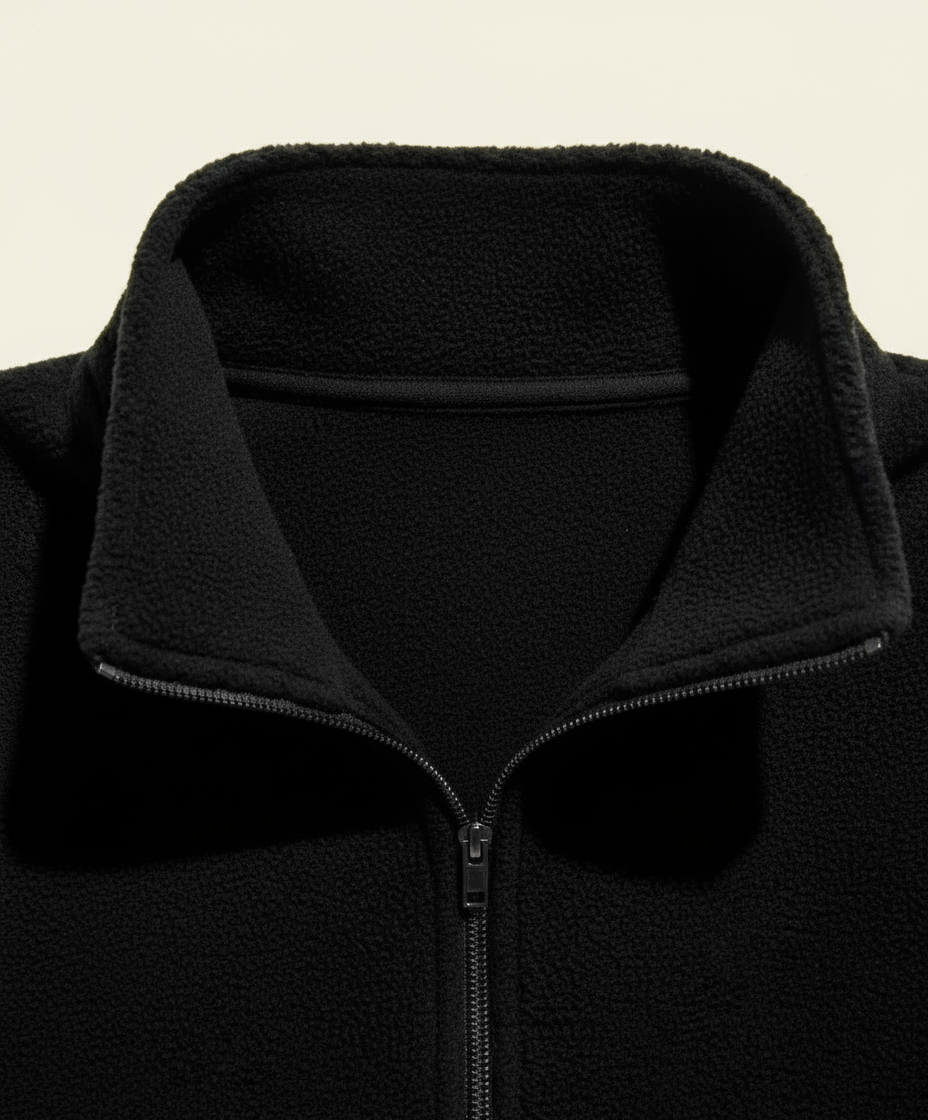 FLEECIAS™ Unisex Fleece Turtleneck Hoodie — Luxe Edit