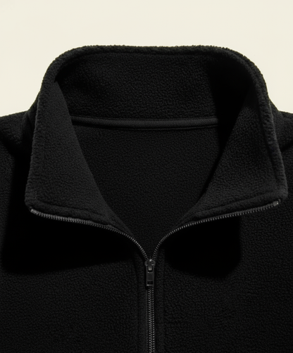 FLEECIAS™ Unisex Fleece Turtleneck Hoodie — Luxe Edit