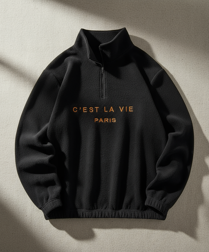 FLEECIAS™ Unisex Fleece Turtleneck Hoodie — Luxe Edit